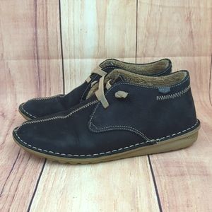 ONFOOT Chukka Sneaker Black Suede Ankle Booties EU 37